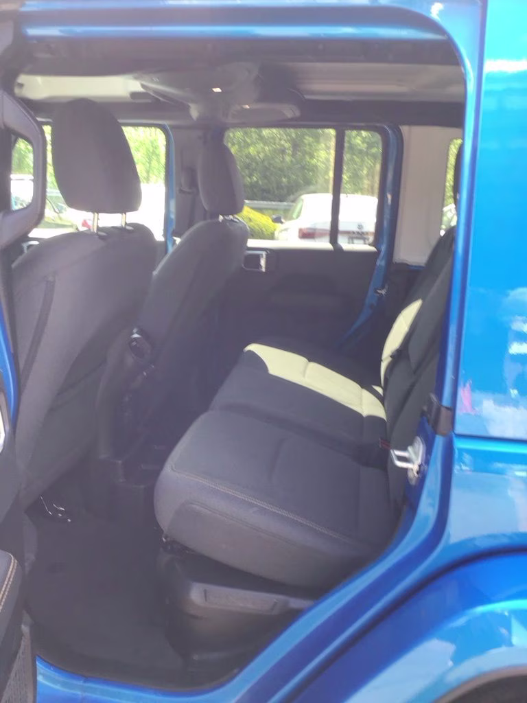 2024 Hydro Blue Pearl Coat Jeep Wrangler Sahara 4xe 4X4 SUV