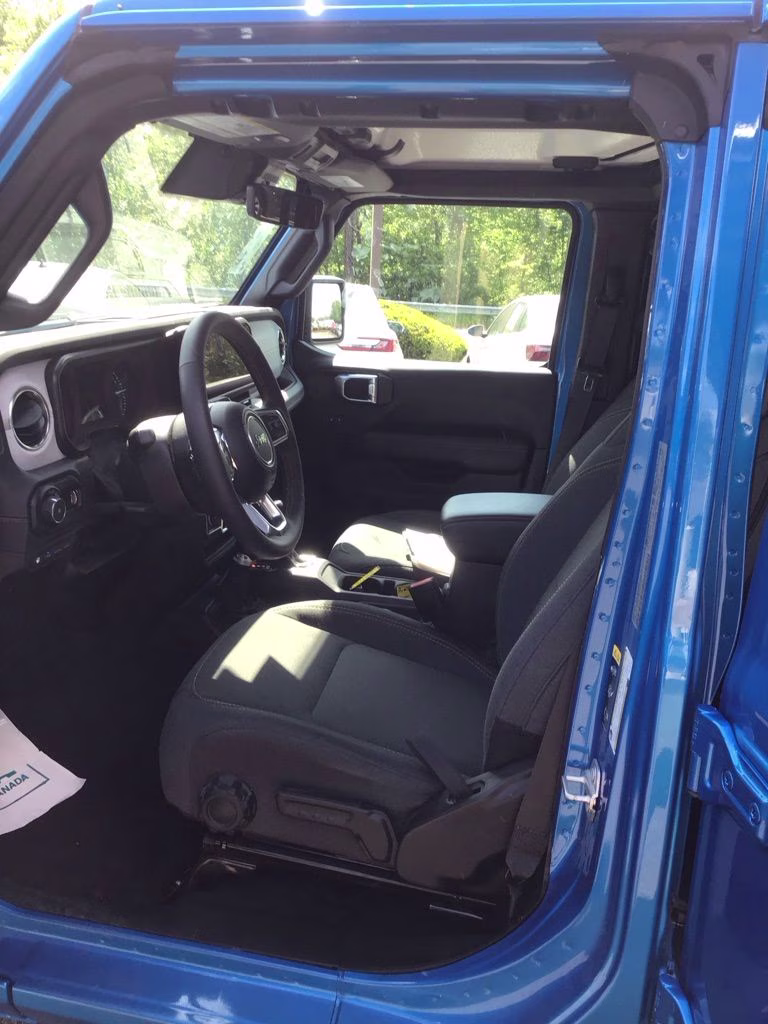 2024 Hydro Blue Pearl Coat Jeep Wrangler Sahara 4xe 4X4 SUV