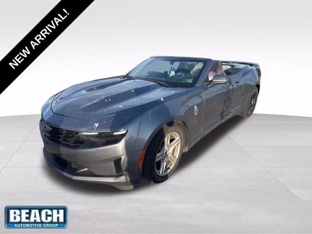 2020 Satin Steel Metallic Chevrolet Camaro 1LT RWD Convertible