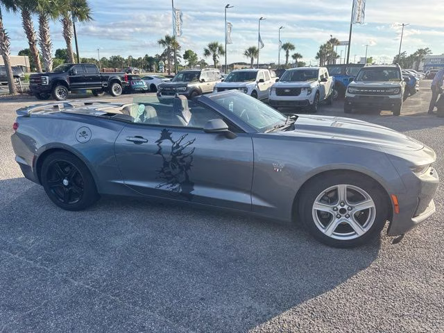 2020 Satin Steel Metallic Chevrolet Camaro 1LT RWD Convertible