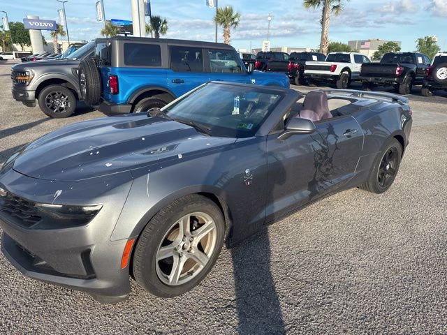 2020 Satin Steel Metallic Chevrolet Camaro 1LT RWD Convertible