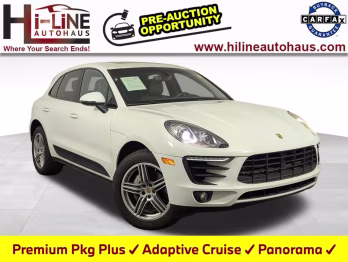 2015 White Porsche Macan S AWD SUV