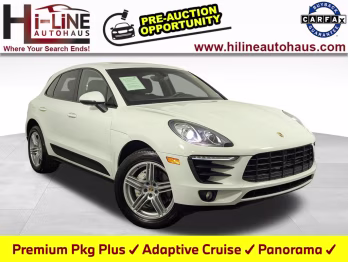 2015 White Porsche Macan S AWD SUV