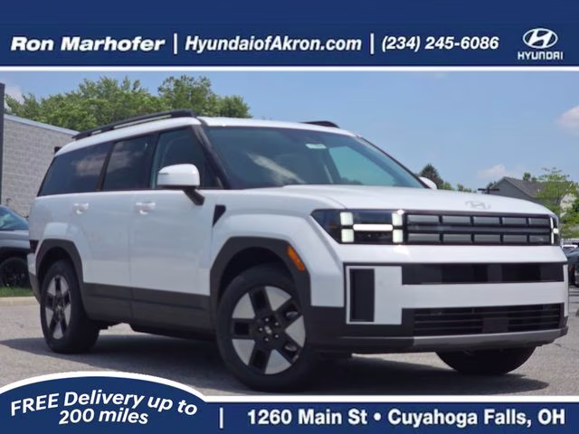 2026 Serenity White Hyundai Santa Fe Hybrid SEL AWD SUV