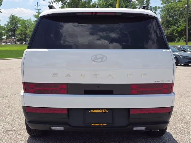 2026 Serenity White Hyundai Santa Fe Hybrid SEL AWD SUV
