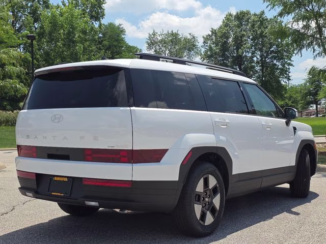 2026 Serenity White Hyundai Santa Fe Hybrid SEL AWD SUV