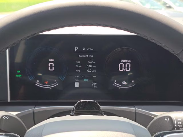 2026 Serenity White Hyundai Santa Fe Hybrid SEL AWD SUV