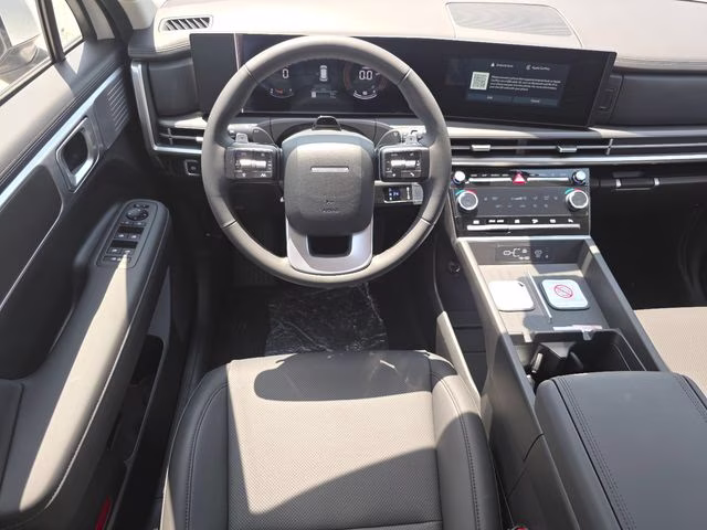 2026 Serenity White Hyundai Santa Fe Hybrid SEL AWD SUV