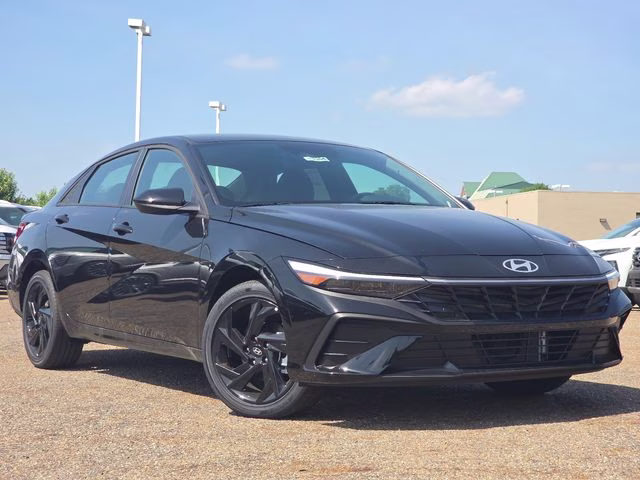 2026 Abyss Black Hyundai Elantra Hybrid SEL Sport FWD Sedan