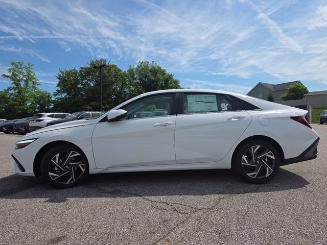 2026 Serenity White Pearl Hyundai Elantra Limited FWD Sedan