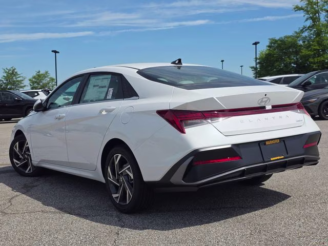 2026 Serenity White Pearl Hyundai Elantra Limited FWD Sedan