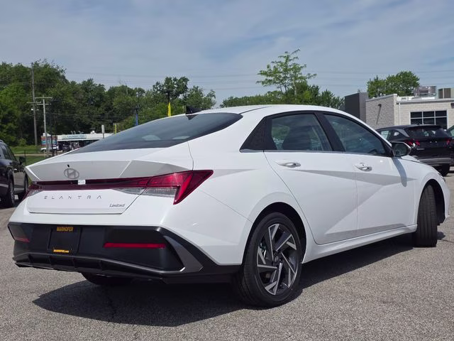 2026 Serenity White Pearl Hyundai Elantra Limited FWD Sedan