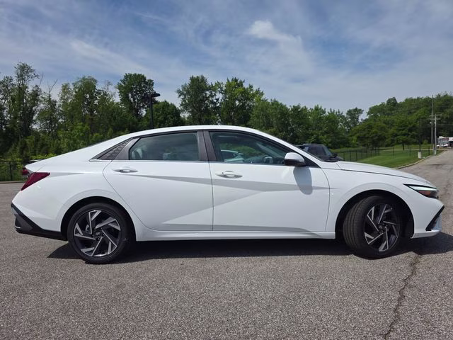 2026 Serenity White Pearl Hyundai Elantra Limited FWD Sedan