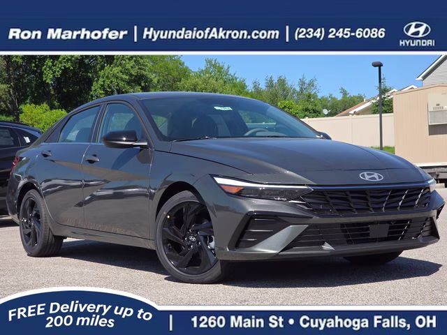 2026 Amazon Gray Hyundai Elantra SEL Sport FWD Sedan