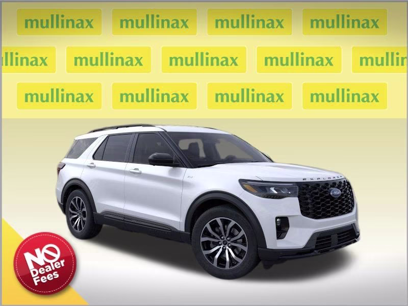 2026 White Metallic Ford Explorer ST-Line RWD SUV