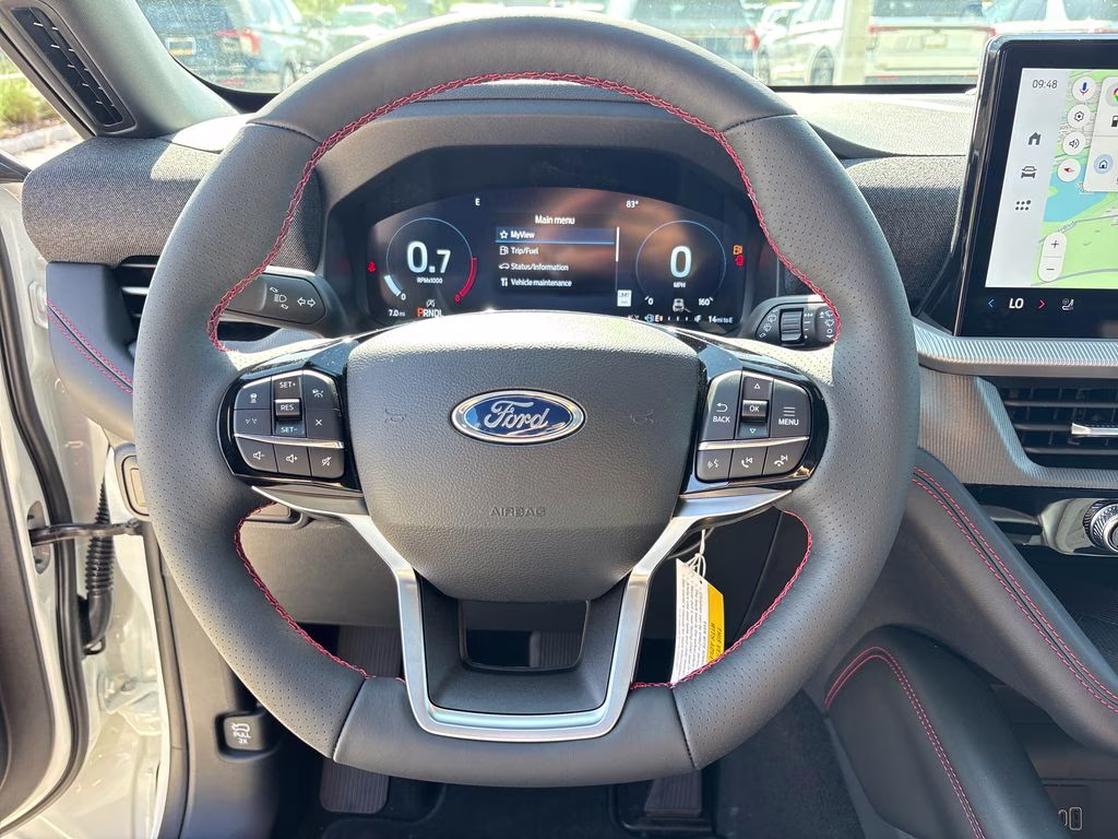 2026 White Metallic Ford Explorer ST-Line RWD SUV