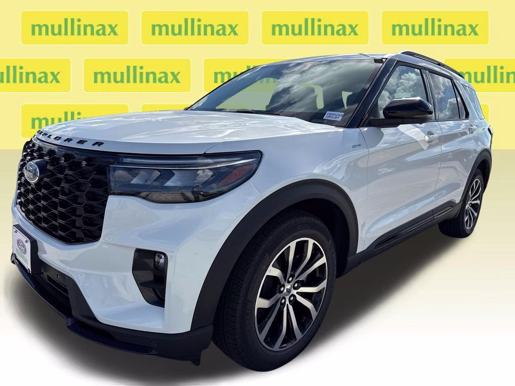 2026 Star White Metallic TC Ford Explorer ST-Line RWD SUV