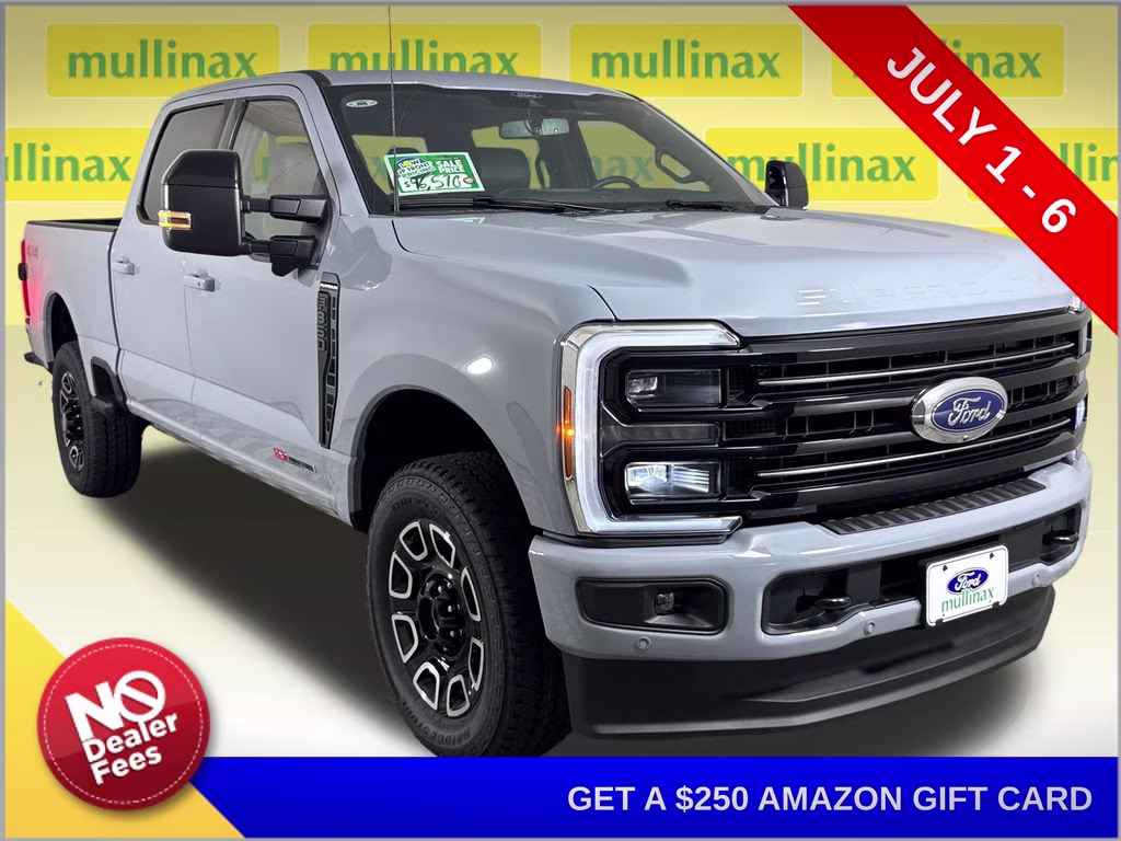 2026 Glacier Gray Metallic TriCoat Ford Super Duty F-350 SRW Platinum 4X4 Truck