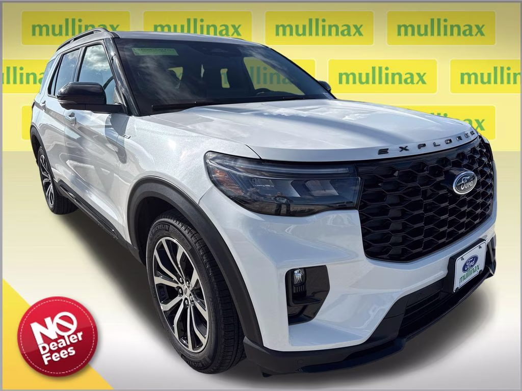 2026 Star White Metallic TC Ford Explorer ST-Line RWD SUV
