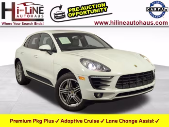 2015 White Porsche Macan S AWD SUV