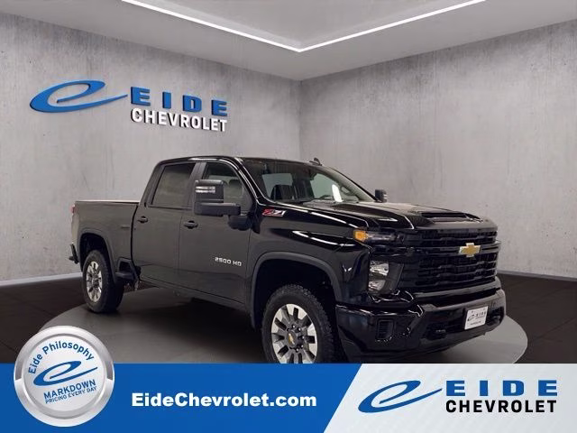 2026 Black Chevrolet Silverado 2500HD Custom 4X4 Truck