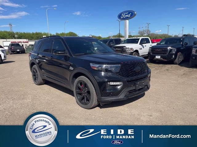 2023 Agate Black Metallic Ford Explorer ST 4X4 SUV
