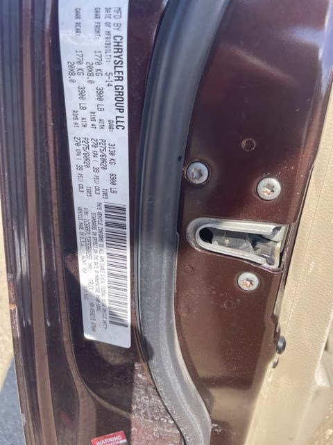 2014 Western Brown Ram 1500 Big Horn 4X4 Truck