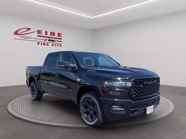 2026 Diamond Black Crystal Pearlcoat Ram 1500 Big Horn/Lone Star 4X4 Truck