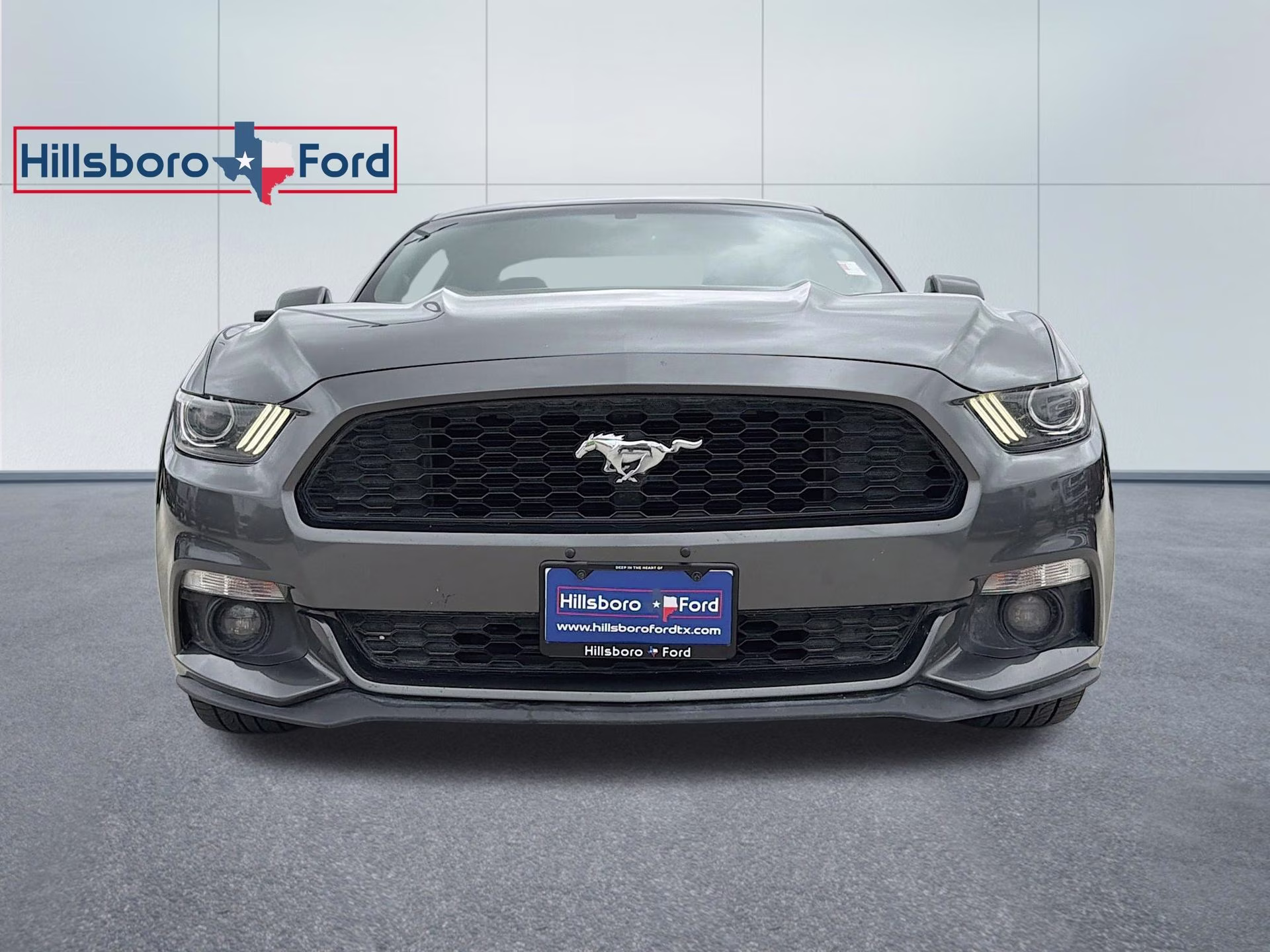 2016 Magnetic Metallic Ford Mustang EcoBoost Premium RWD Coupe