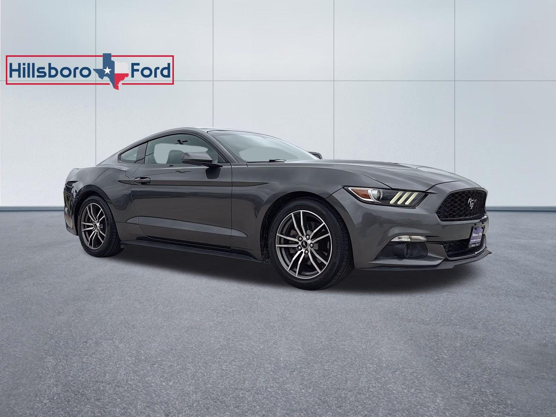 2016 Magnetic Metallic Ford Mustang EcoBoost Premium RWD Coupe