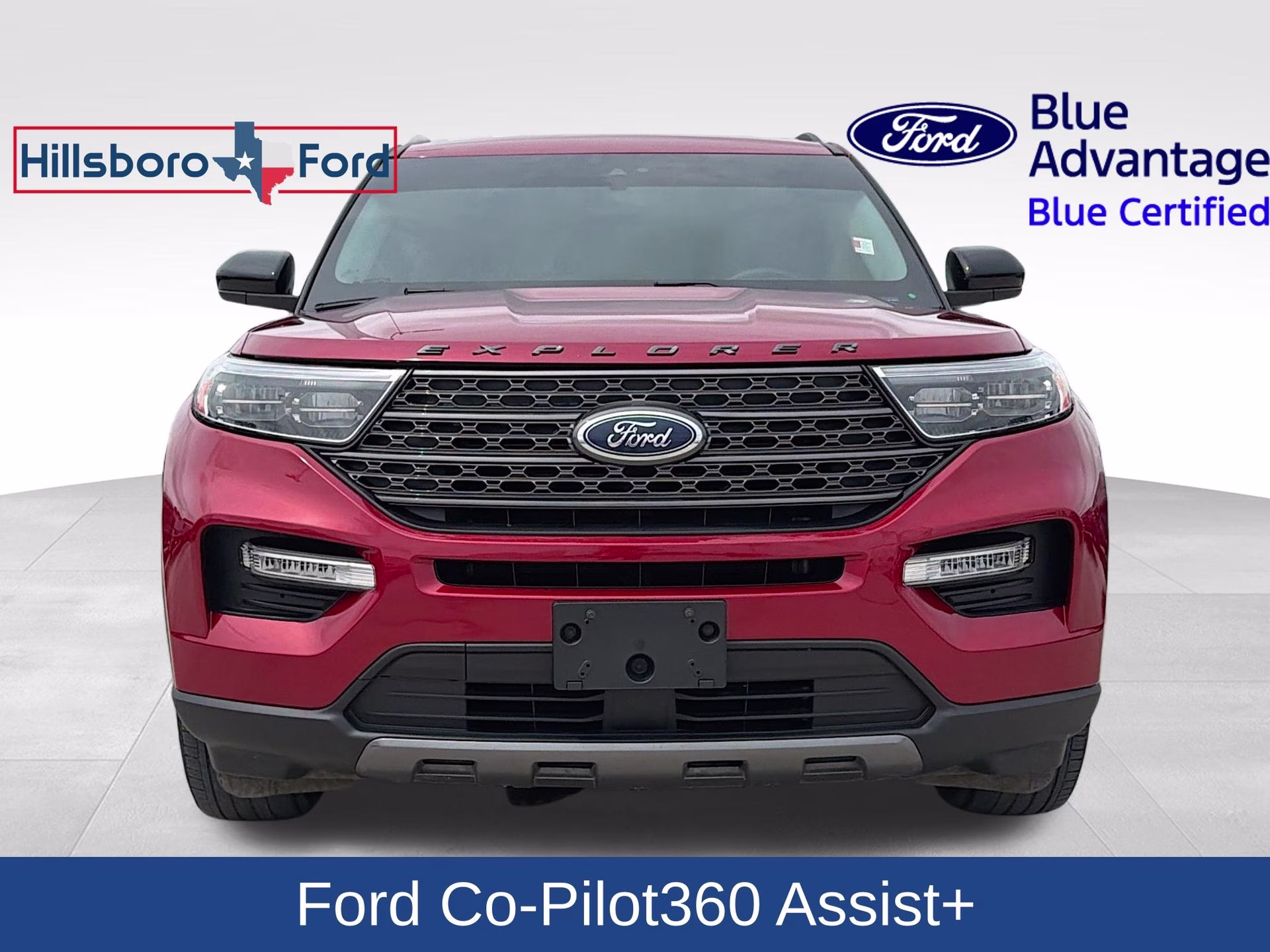 2022 Rapid Red Metallic Tinted Clearcoat Ford Explorer XLT 4X4 SUV