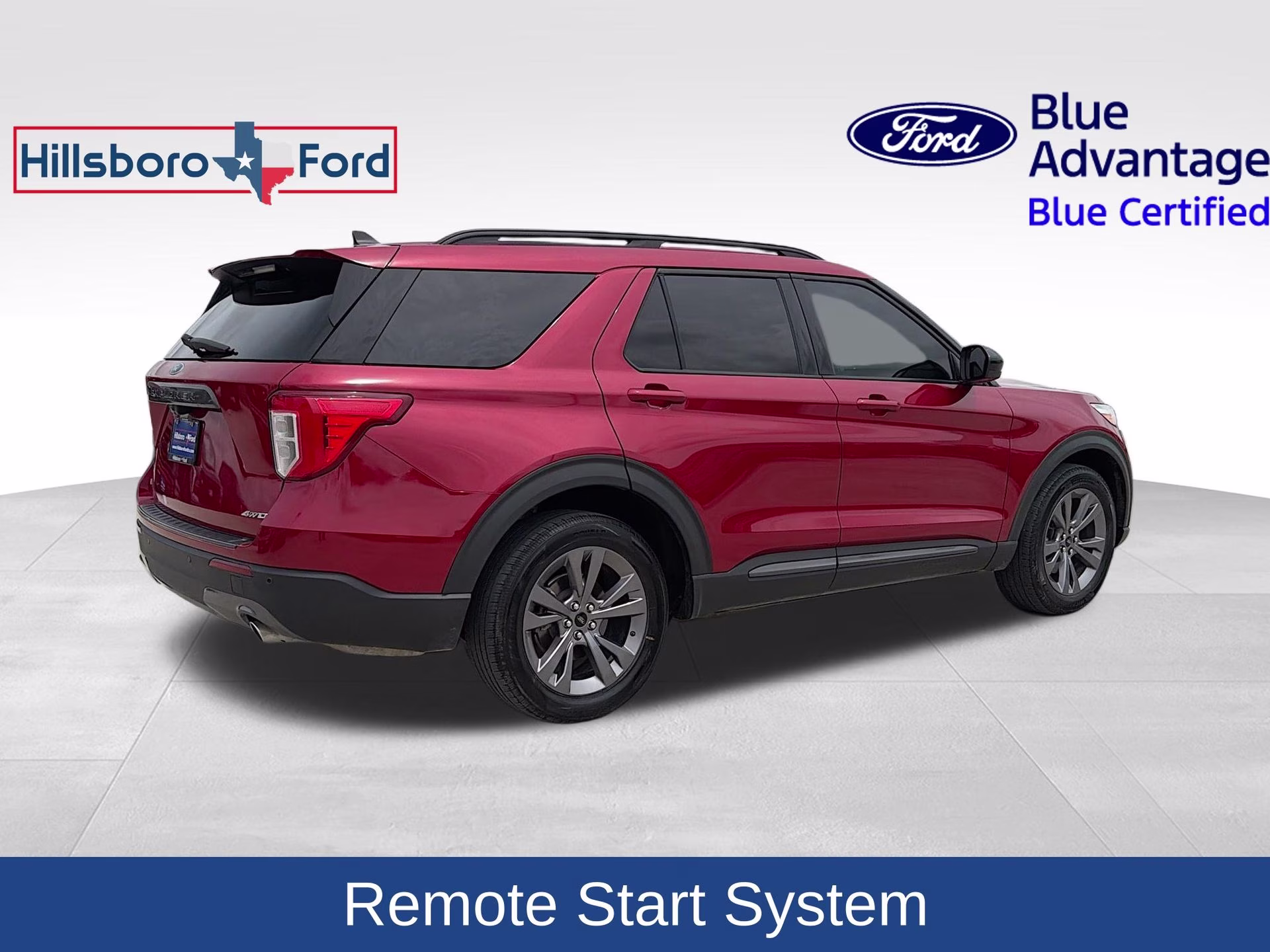 2022 Rapid Red Metallic Tinted Clearcoat Ford Explorer XLT 4X4 SUV