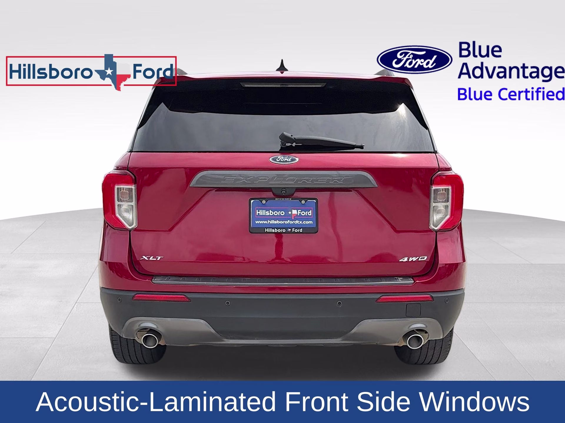 2022 Rapid Red Metallic Tinted Clearcoat Ford Explorer XLT 4X4 SUV