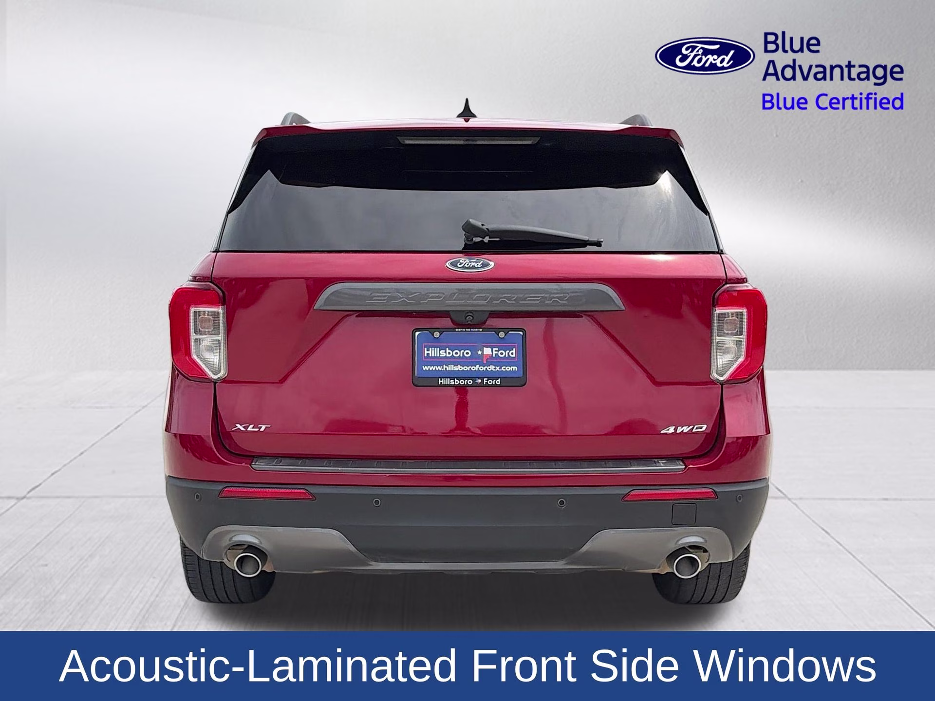 2022 Rapid Red Metallic Tinted Clearcoat Ford Explorer XLT 4X4 SUV