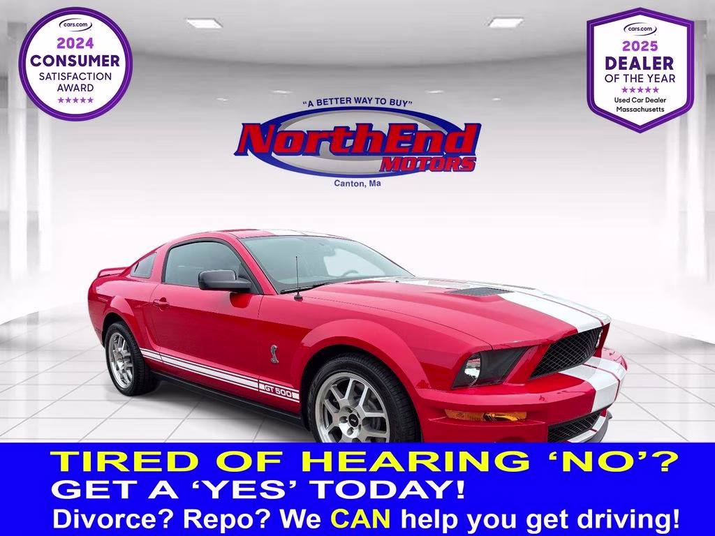 2007 Red Ford Mustang Shelby GT500 RWD Coupe