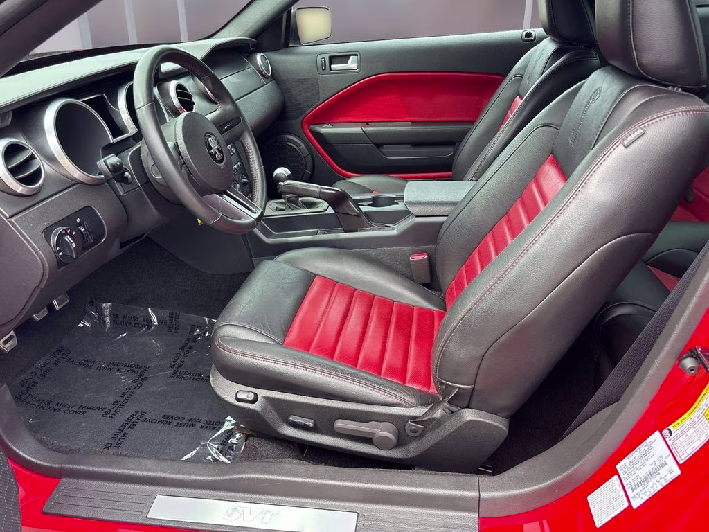 2007 Red Ford Mustang Shelby GT500 RWD Coupe