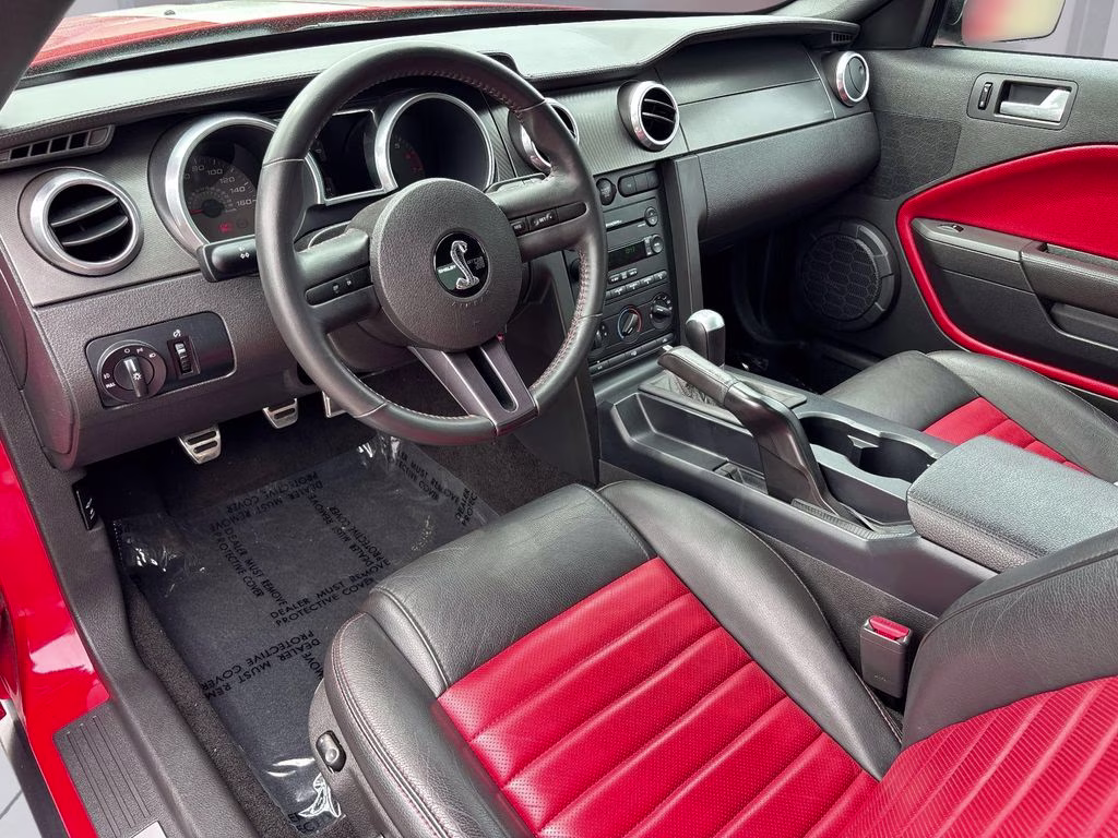 2007 Red Ford Mustang Shelby GT500 RWD Coupe