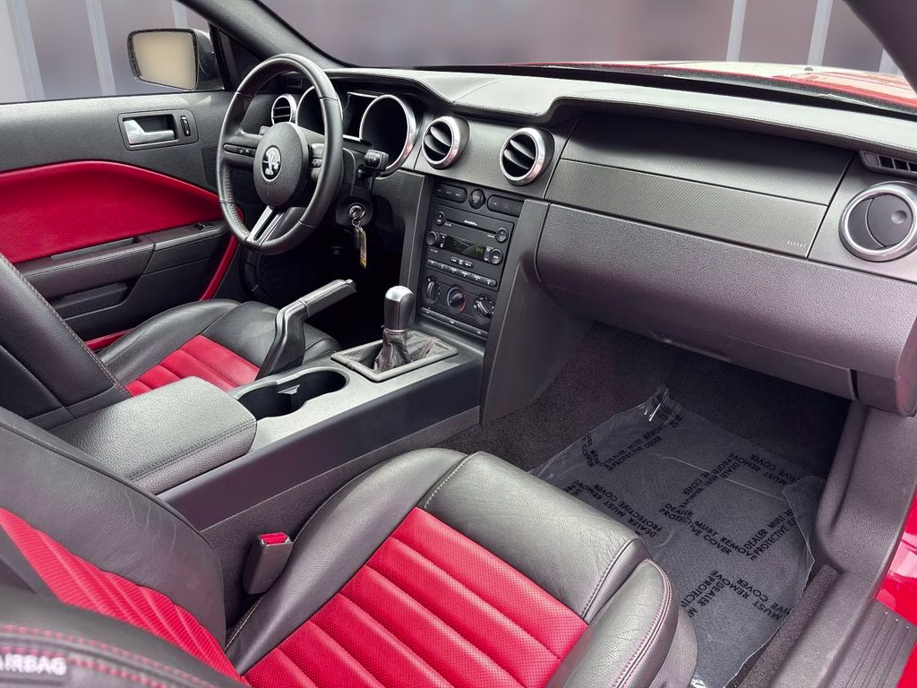 2007 Red Ford Mustang Shelby GT500 RWD Coupe