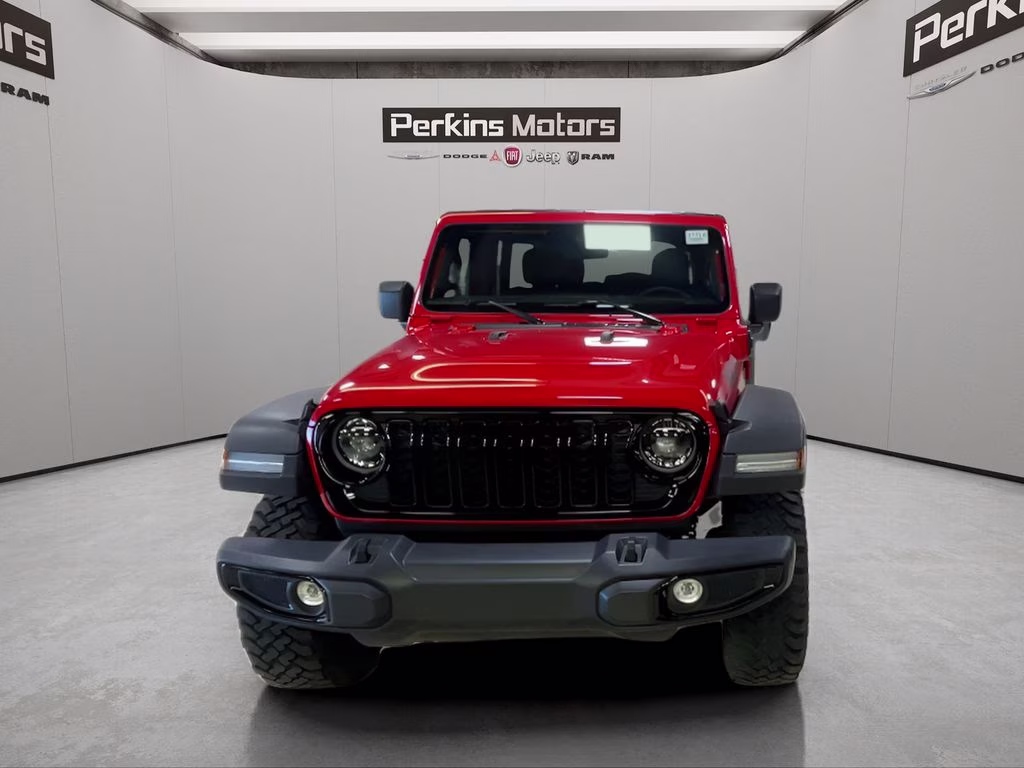 2025 Firecracker Red Clearcoat Jeep Wrangler 4xe Willys 4X4 SUV