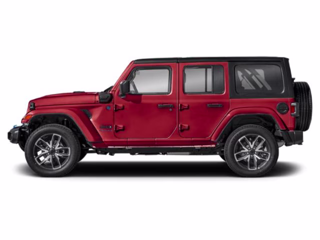 2025 Firecracker Red Clearcoat Jeep Wrangler 4xe Willys 4X4 SUV