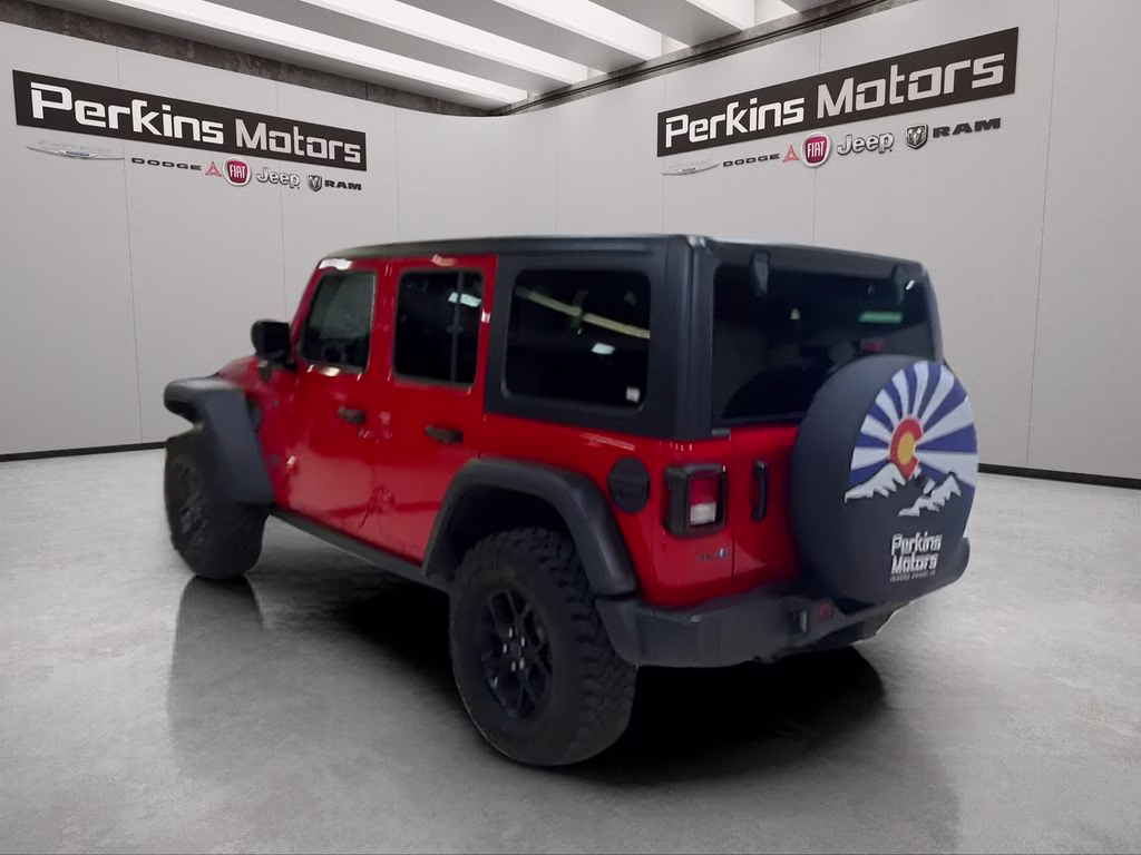 2025 Firecracker Red Clearcoat Jeep Wrangler 4xe Willys 4X4 SUV
