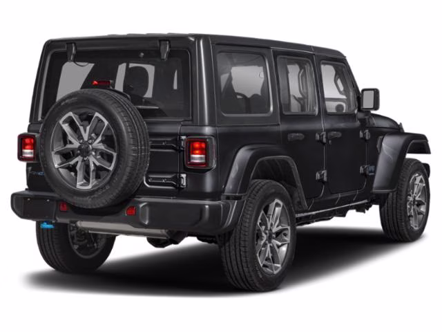 2025 Black Clearcoat Jeep Wrangler 4xe Sahara 4X4 SUV