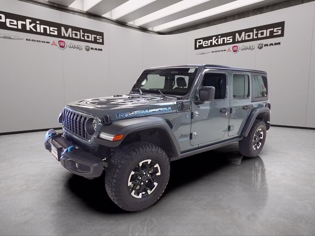 2025 Anvil Clear Coat Jeep Wrangler 4xe Rubicon 4X4 SUV