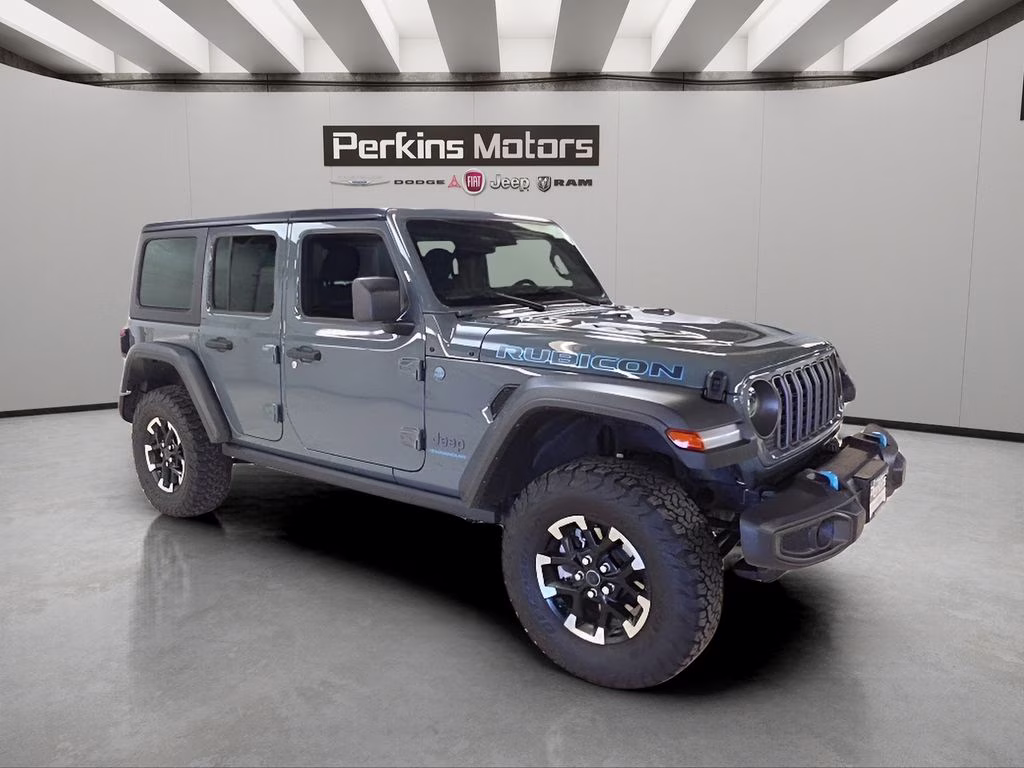 2025 Anvil Clear Coat Jeep Wrangler 4xe Rubicon 4X4 SUV