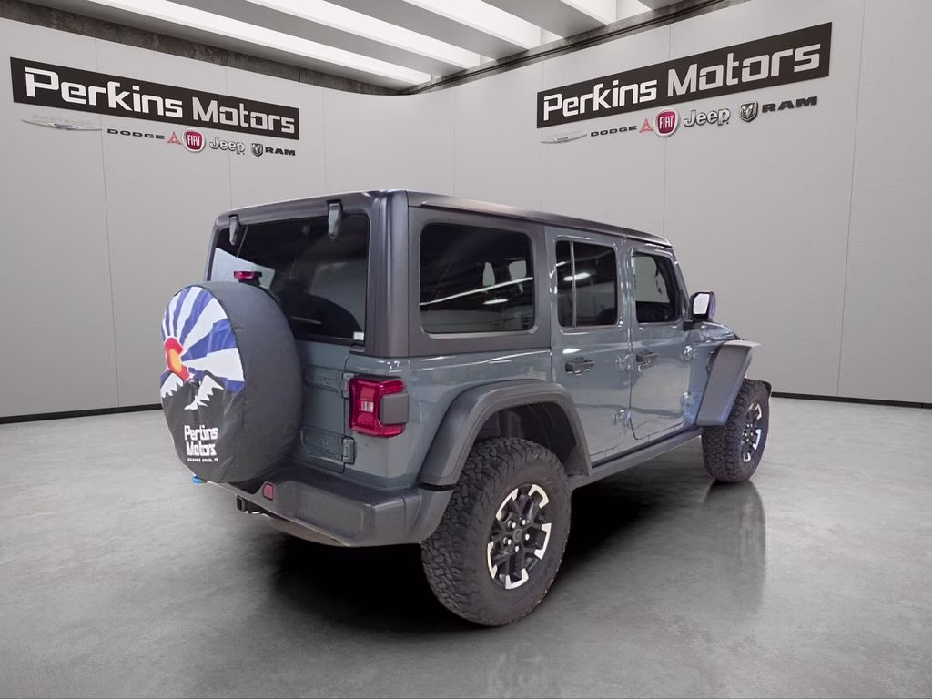 2025 Anvil Clear Coat Jeep Wrangler 4xe Rubicon 4X4 SUV