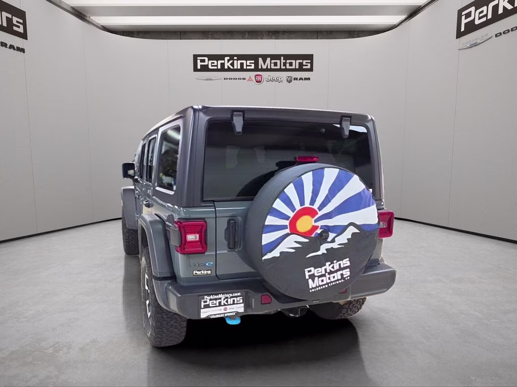 2025 Anvil Clear Coat Jeep Wrangler 4xe Rubicon 4X4 SUV