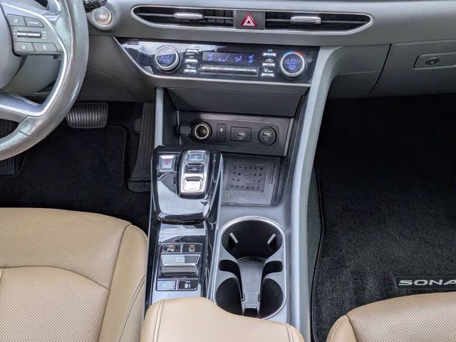 2021 Portofino Gray Hyundai Sonata Limited FWD Sedan