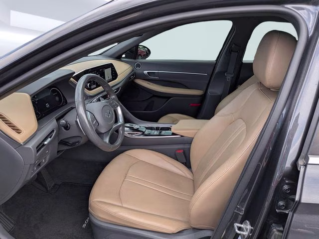 2021 Portofino Gray Hyundai Sonata Limited FWD Sedan