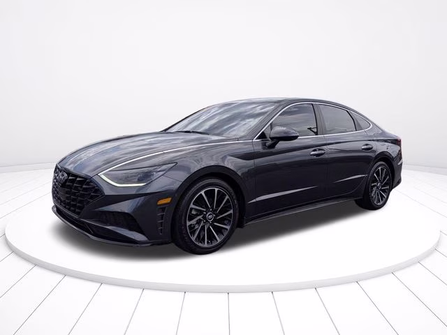 2021 Portofino Gray Hyundai Sonata Limited FWD Sedan