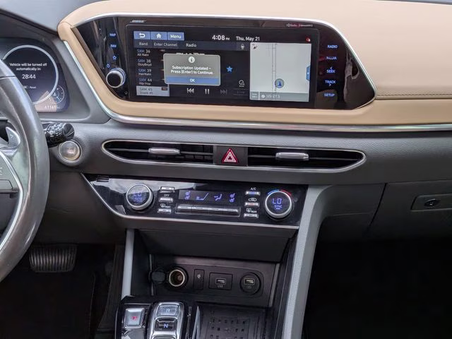 2021 Portofino Gray Hyundai Sonata Limited FWD Sedan